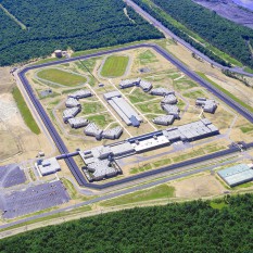 aerial view of new correctional facility